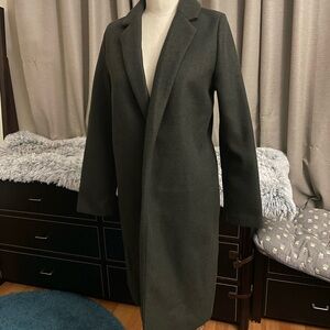 NWT New with tags never worn Zara gray grey coat Size M